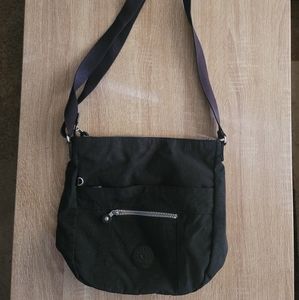 Kipling black nylon purse